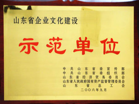 中国重汽获山东省企业文化建设示范单位称号