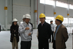 2009年3月31日 广州市李荣灿副市长视察我司从化工厂建设现场