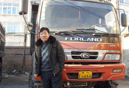 北京瑞沃用户王国强与他的瑞沃卡车
