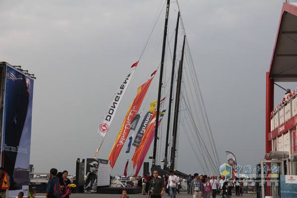 东风号闪耀2014-2015沃尔沃环球帆船赛三亚站