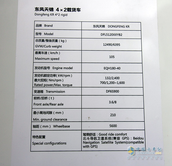 小改变大不一样,东风天锦快速版载货车超越想象