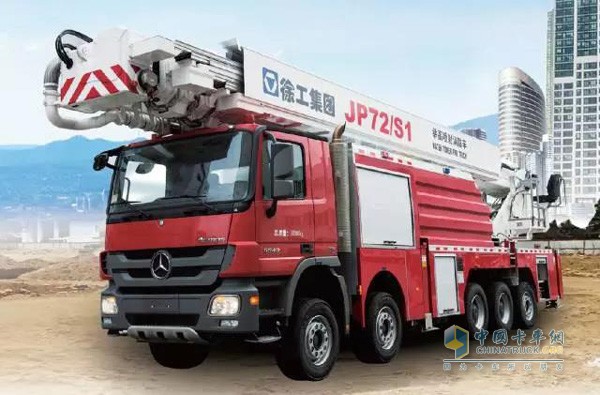 国内最高米数工业石化专用举高喷射消防车JP72S1魅力首销