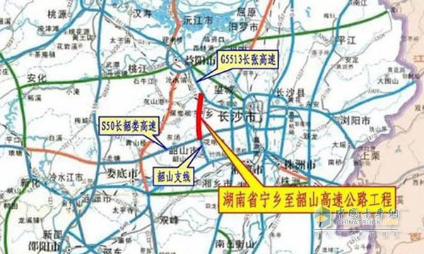 湖南:江背至干杉,宁乡至韶山两条高速公路获批图片