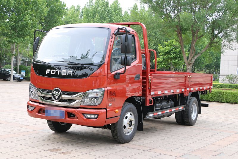 时代汽车m3130马力42米国六单排栏板轻卡载货车bj1043v9jda01