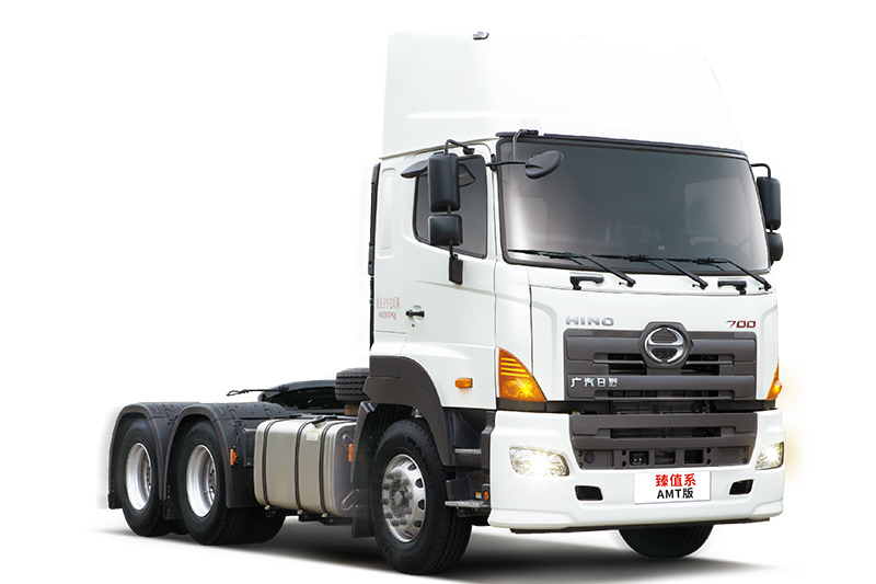 广汽日野700臻值系480马力64国五牵引车amt版yc4181sh1eg5