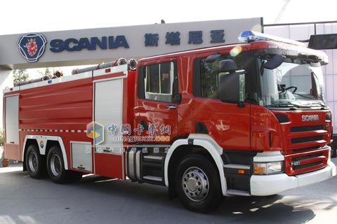 斯堪尼亚p420 cb6x4hnz水罐泡沫消防车
