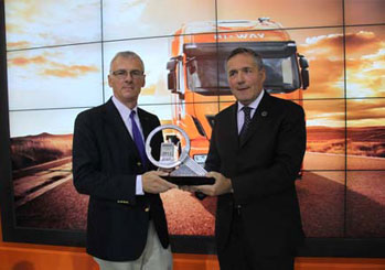 依维柯Stralis 荣获2013国际年度卡车现场颁奖