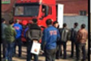 陕汽德龙新M3000 LNG产品包头地区展销