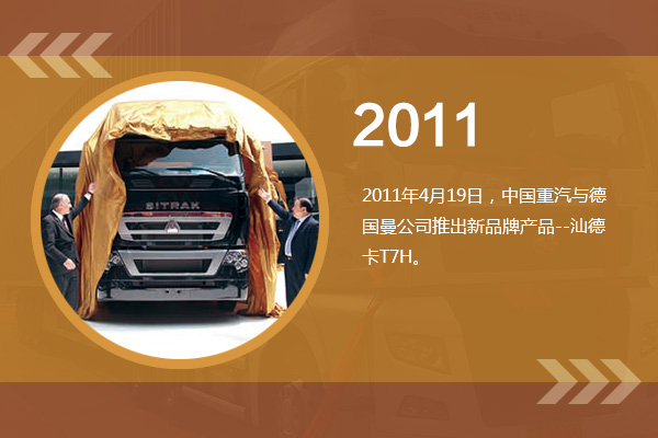 中国重汽2011年岁月痕迹