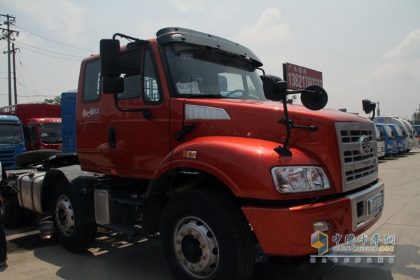 一汽解放安捷重卡6×2长头牵引车 
