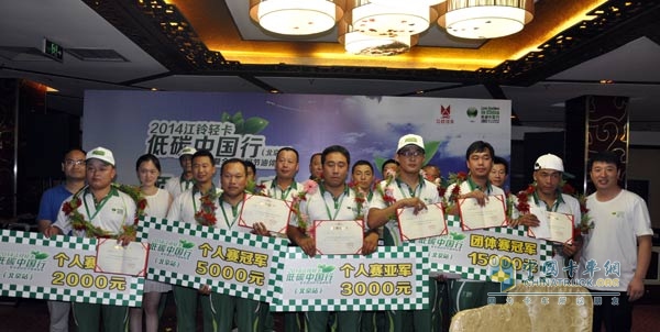 2014江铃轻卡低碳中国行 北京赛区获奖冠军
