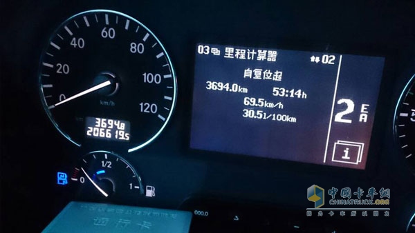 奔驰卡车广州成都往返油耗新鲜出炉 百公里 30.5升油耗