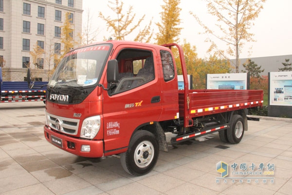 福田奥铃TX 110马力4×2平板载货车（BJ1049V9PD6-AA）