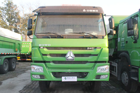 中国重汽 HOWO重卡 340马力 6X4 国四自卸车(U型斗新型渣土车)(ZZ3257N3847D1)