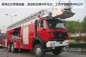 洛宁42米登高云梯消防车上岗