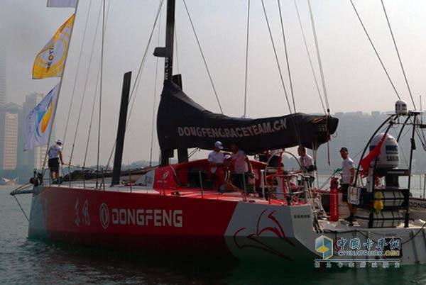 沃尔沃环球帆船赛阿布扎比至三亚赛段 东风号启航
