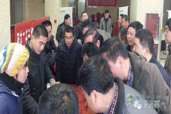 北奔重卡V3M受到山东用户欢迎