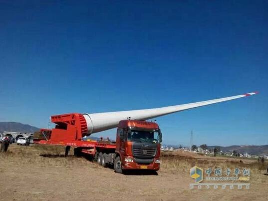 联合卡车运输风能设备