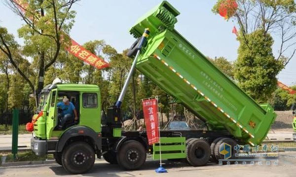 客户体验北奔新型城市渣土车