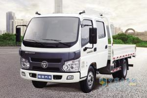 福田瑞沃五十铃国四110马力 4×2 双排平板载货车