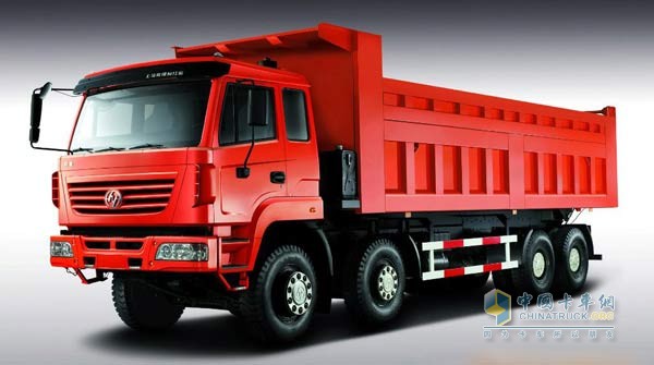 红岩国四自卸车
