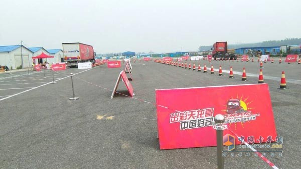 东风天龙驾驶员大赛现场