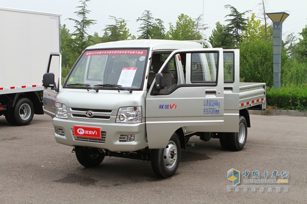 时代汽车 驭菱V1 双排平板 载货车