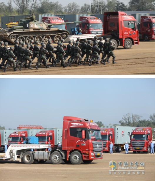 欧曼重卡担任“9•3”阅兵前期筹备工作重任