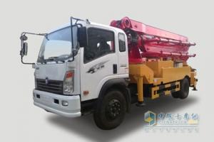 重汽王牌 玉柴180马力 臂架式泵车	（2015年规划产品）