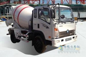 重汽王牌 玉柴180/160马力 混凝土搅拌运输车			 				