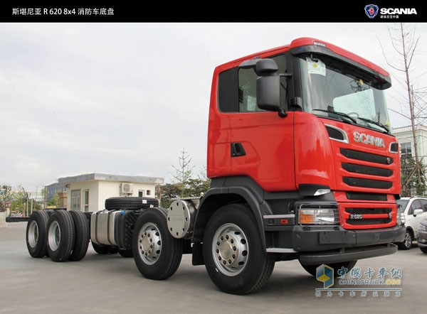 斯堪尼亚R620 8X4消防车