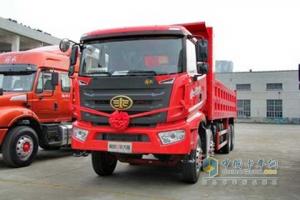 一汽柳特 金大陆中卡 350马力 6X4 5.8米 自卸车