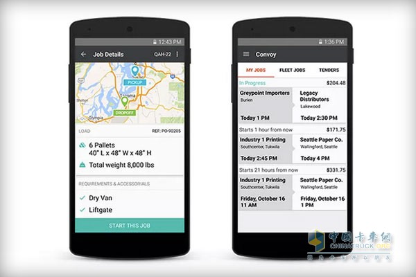 Convoy为货主在线匹配卡车 声称要做卡车界的Uber