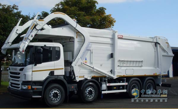 HEIL FARID欧洲公司前端装载垃圾车(FEL)配备了艾里逊全自动变速箱的Scania底盘