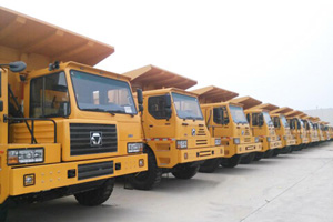 88台徐工大吨位自卸车出口尼日利亚 首次进入非洲市场