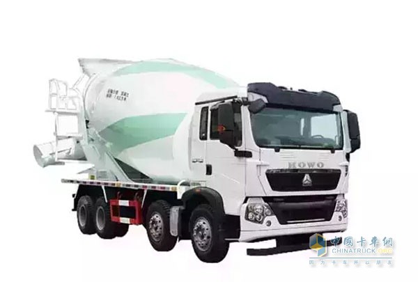 中国重汽HOWO-T5G 8x4 8方搅拌车