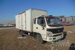 福田欧马可3系标载版3800轴距 156马力 4×2厢式轻卡（B