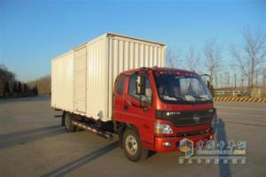 福田欧马可3系标载版4200轴距 156马力 4×2厢式轻卡（B