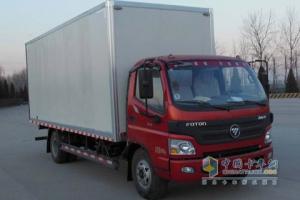 福田欧马可3系标载版4500轴距 156马力 4×2厢式轻卡（B