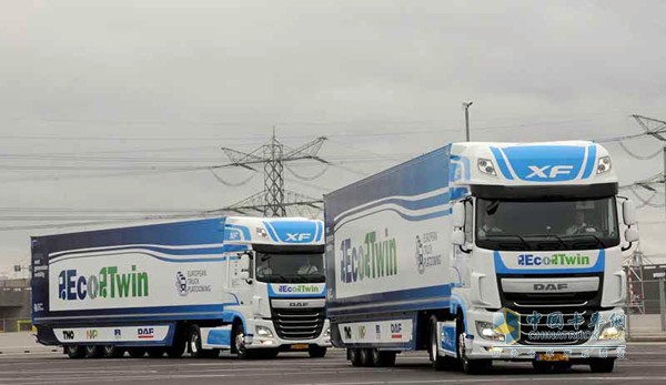 卡车列队贯穿欧洲普及自动驾驶