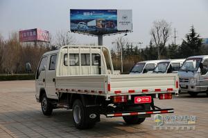 福田时代 小卡之星3 88马力 3.25米双排栏板载货车
