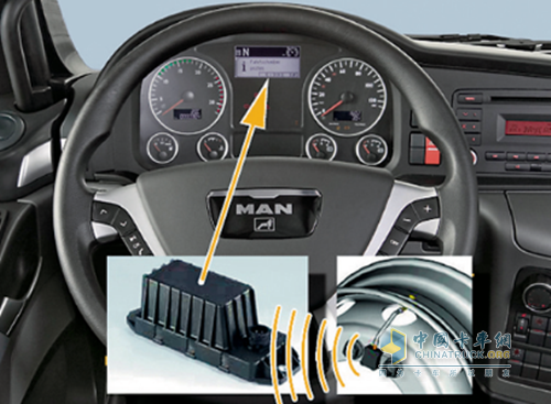 曼恩车辆配备的轮胎压力监控系统