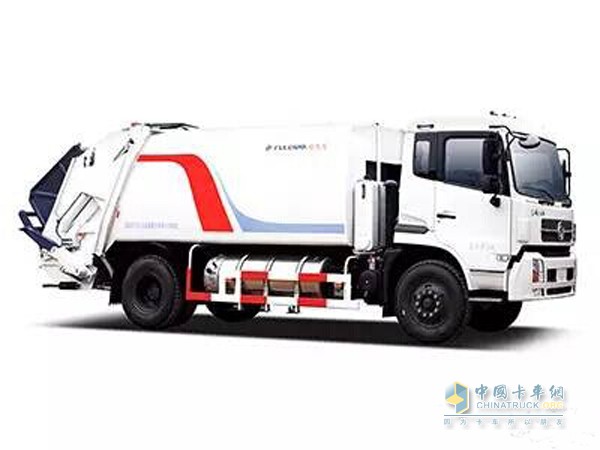 福建龙马改装的压缩式垃圾车