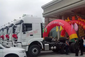 北奔重卡寿光喜获82台订单