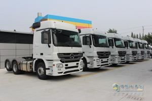 奔驰Actros 2648 6×2卡车荣耀亮相 暨利星行商用车昆山总部开业