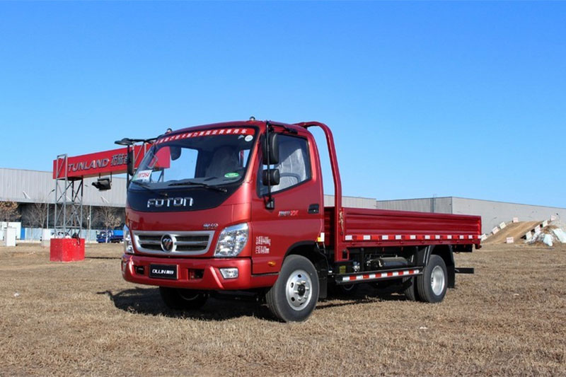 福田奥铃CTX经典版 154马力 4×2排半 平板载货车