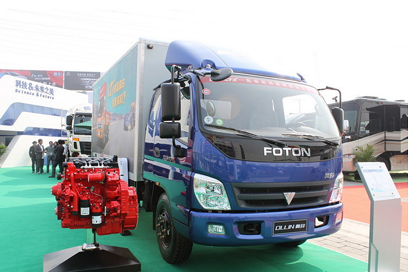 福田奥铃CTX科技版 154马力 4×2排半 厢式载货车(5200轴距)