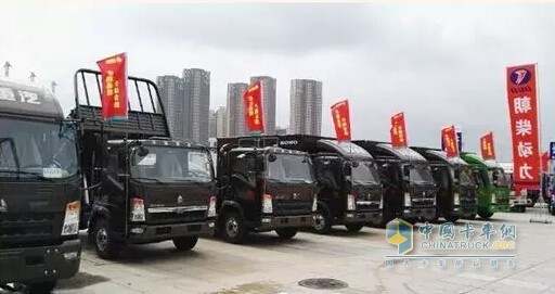 豪沃轻卡，朝柴动力！