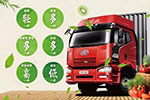 新鲜只需六个点——解放J6P 8×4 绿通版载货车