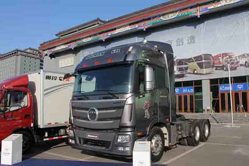 福田戴姆勒欧曼GTL 9系重卡 385马力 6X4牵引车(BJ4259SMFKB-23)